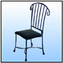 Utility Chair     A utility well profiled chair, which can be supplied in bulk. Available in solid hot forged carbon steels as well as a blend of tubing. Fabric upholstered seat.   