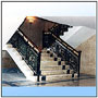 An extra rich; customized railing for an eight storey very important national building